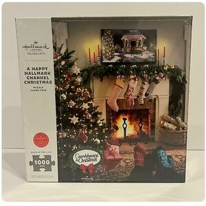A Happy Hallmark Channel *1000 PIECE* CHRISTMAS PUZZLE 30"x24" size